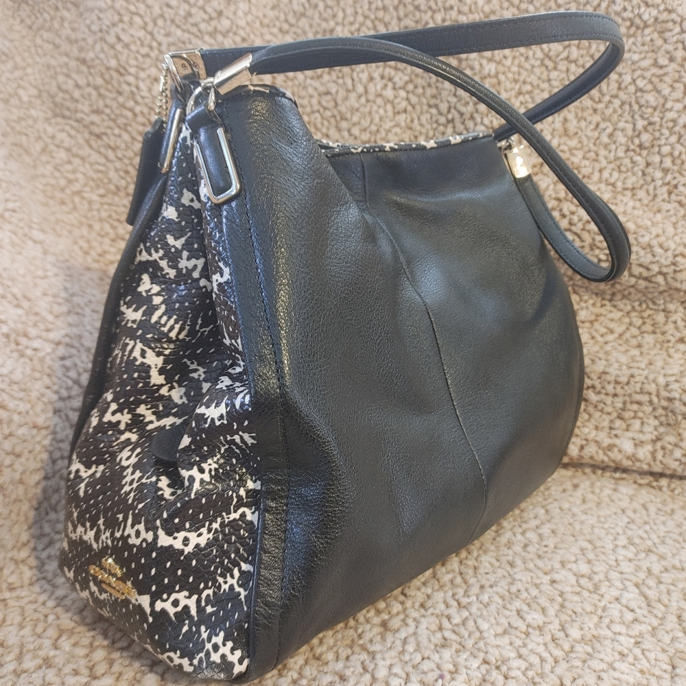 Coach Phoebe with Python print - Picture 2 of 16